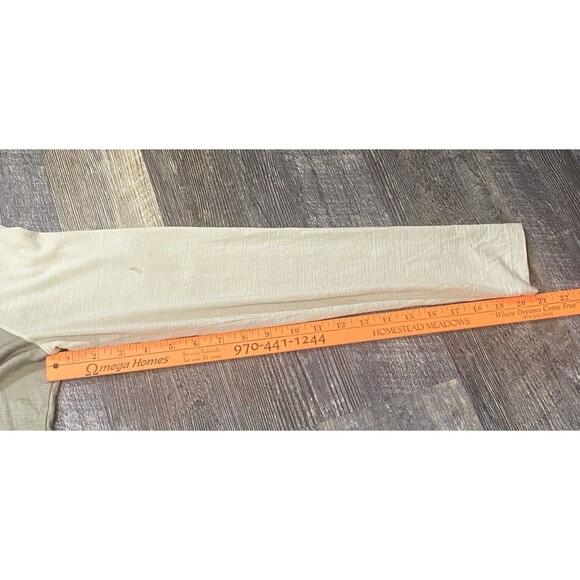 Norrøna Femund PureUll 180 Wool Zip Neck Top M Winter Twig Baselayer Flaws - Picture 10 of 16